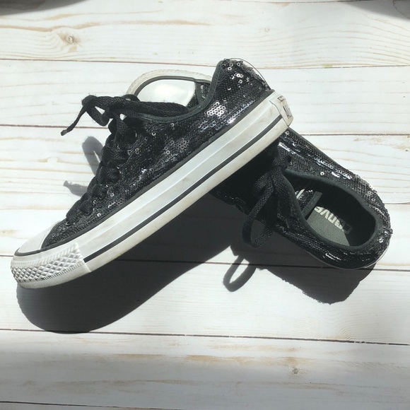 Converse All-Star Sequin Low top Shoes - Picture 4 of 8